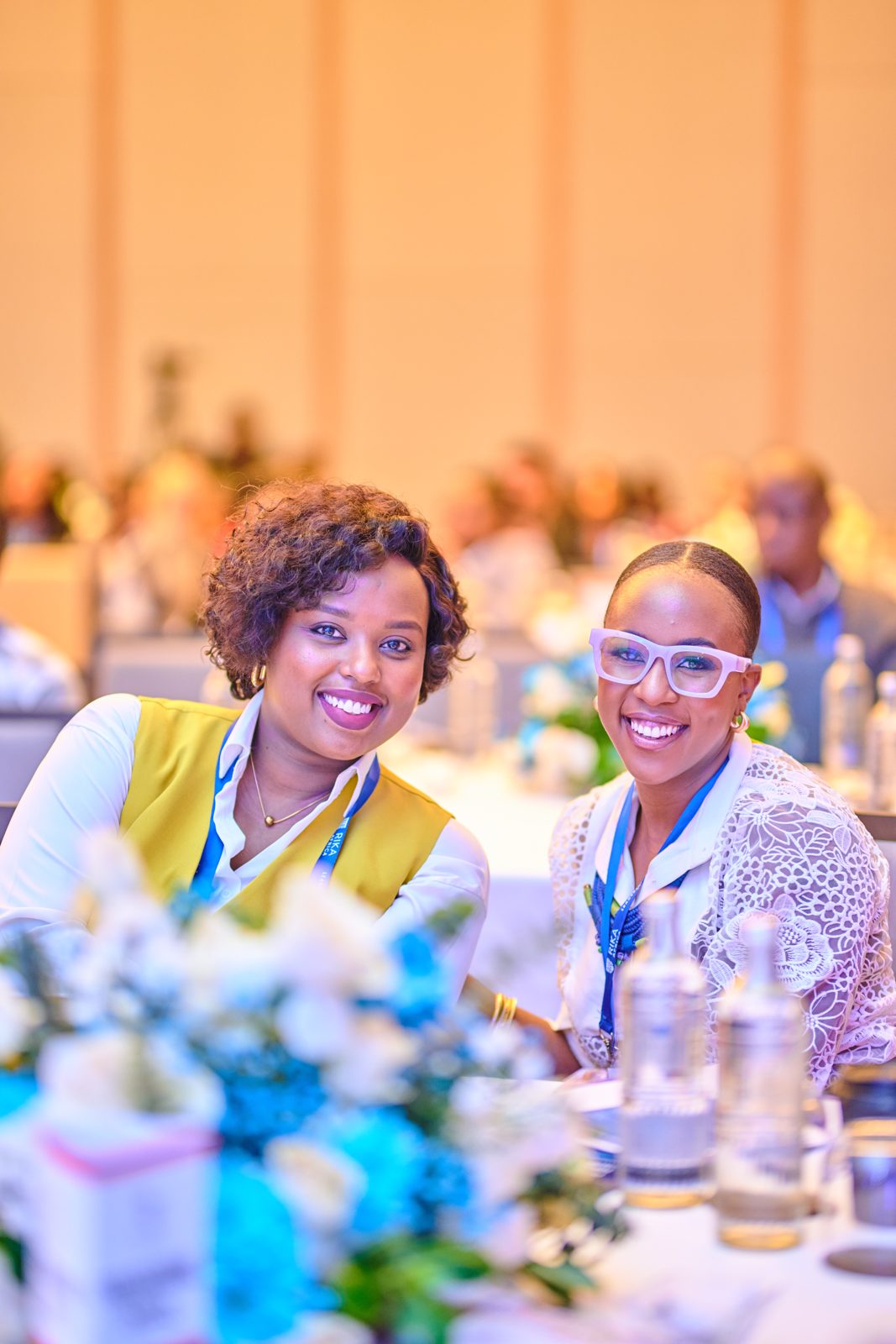 Natalie Manga connecting with delegates at the RIKA Africa Leadership Summit