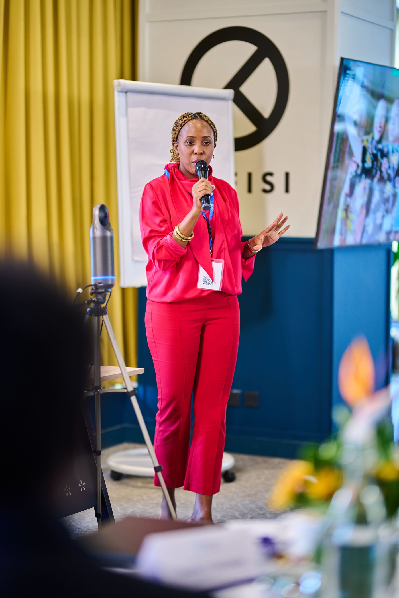 Natalie Manga at an industry leadership forum